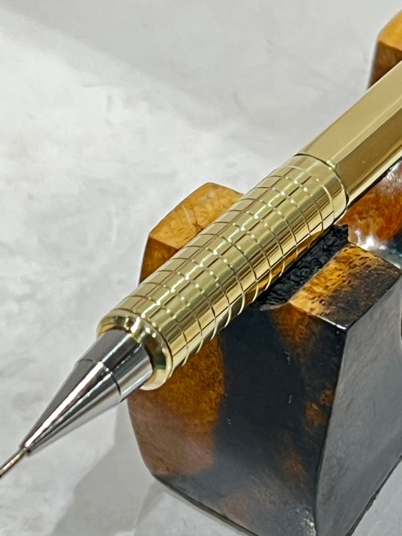 pg5+真鍮6角軸+フル真鍮(硬度表示窓有り、ノックカバー、ノックボタン)