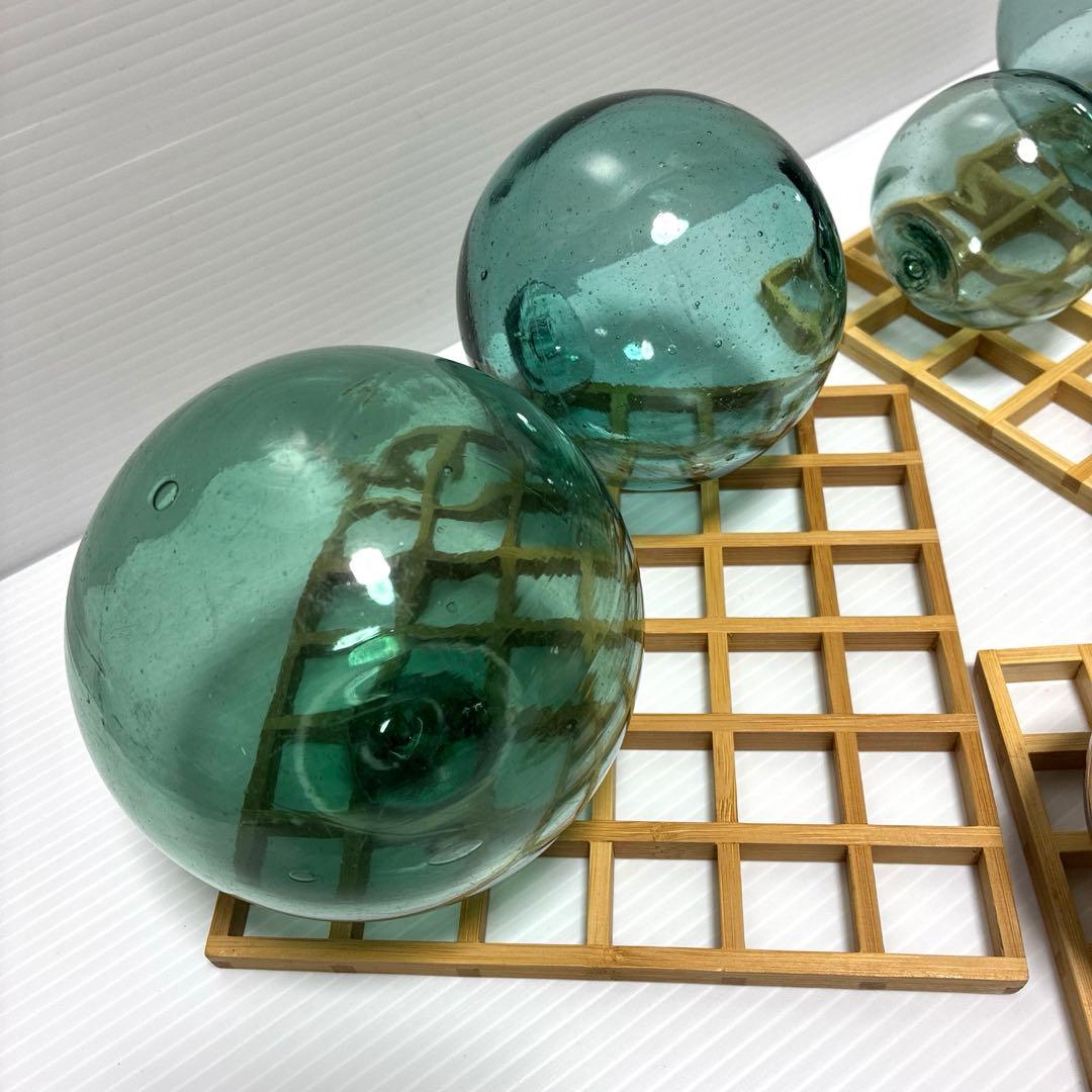 《浮玉　パワーストーン　水晶　木製台座》置物飾り物インテリア装飾　風流　10点