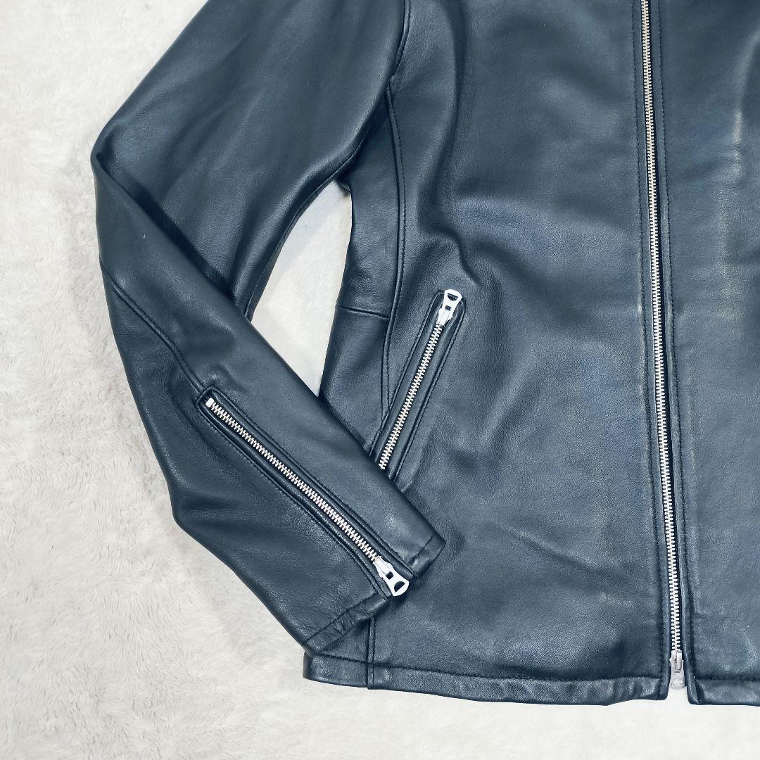 【大きい☆XL】フリークストア　シングルライダース ジャケット　ブラック