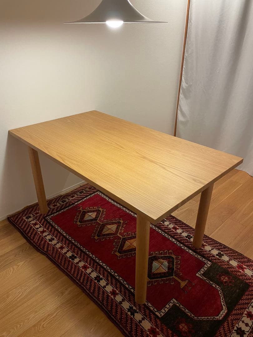 無印良品　木製テーブル　オーク材　ダイニングテーブル
