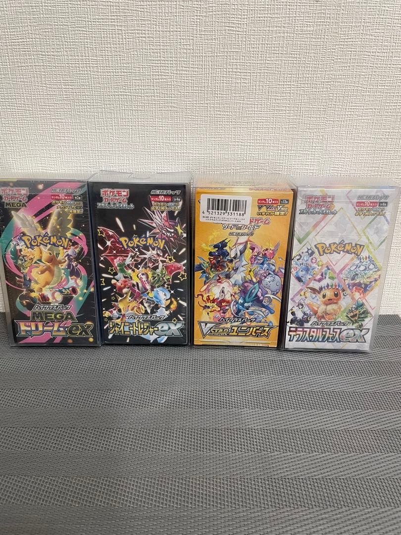 VSTARユニバ　シャイニー　テラスタル　メガドリ　未開封シュリンク付き4BOX