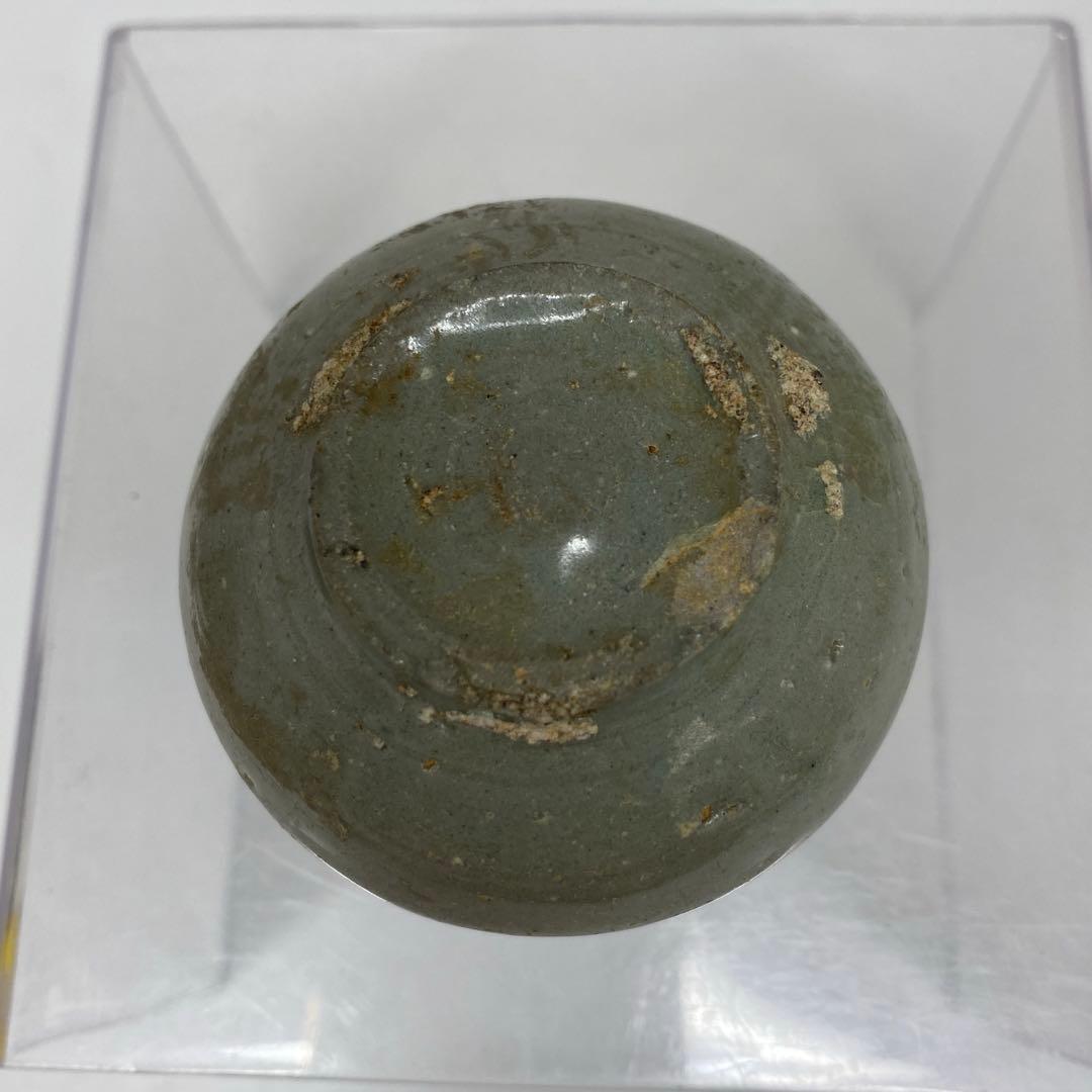 16世紀　高麗青磁　油壺　高さ約5.2㎝　東さ7-0804☆2F
