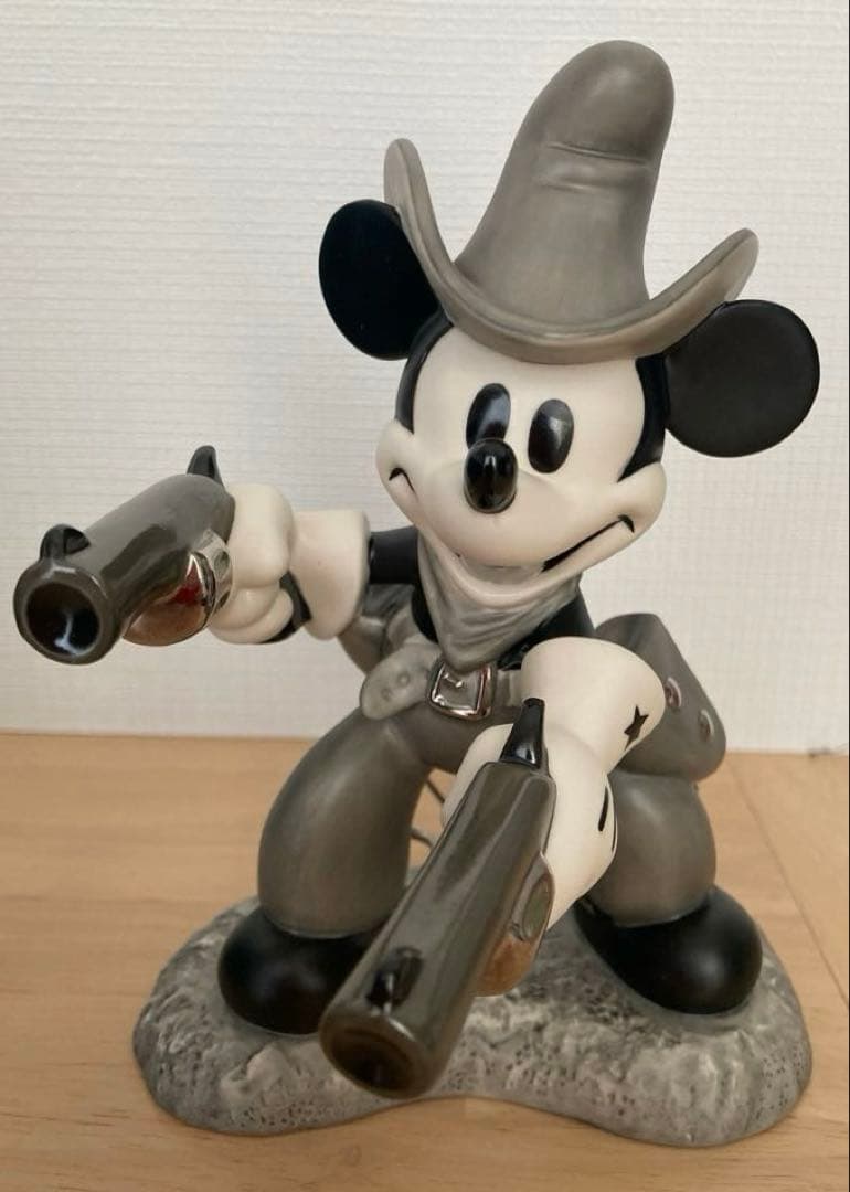 ディズニー WDCC ミッキー　ミニー　カウボーイ　置物 フィギュア レア