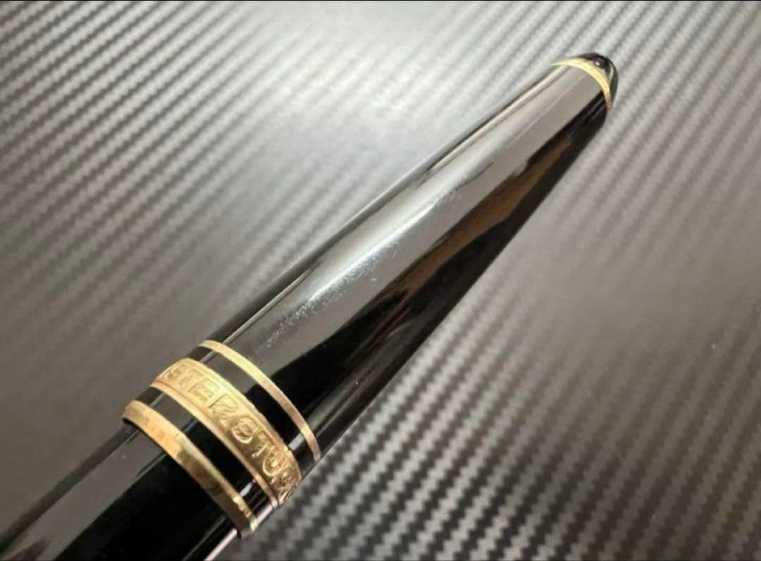美品 モンブラン 144 EF 極細字 ブラック 全金 万年筆