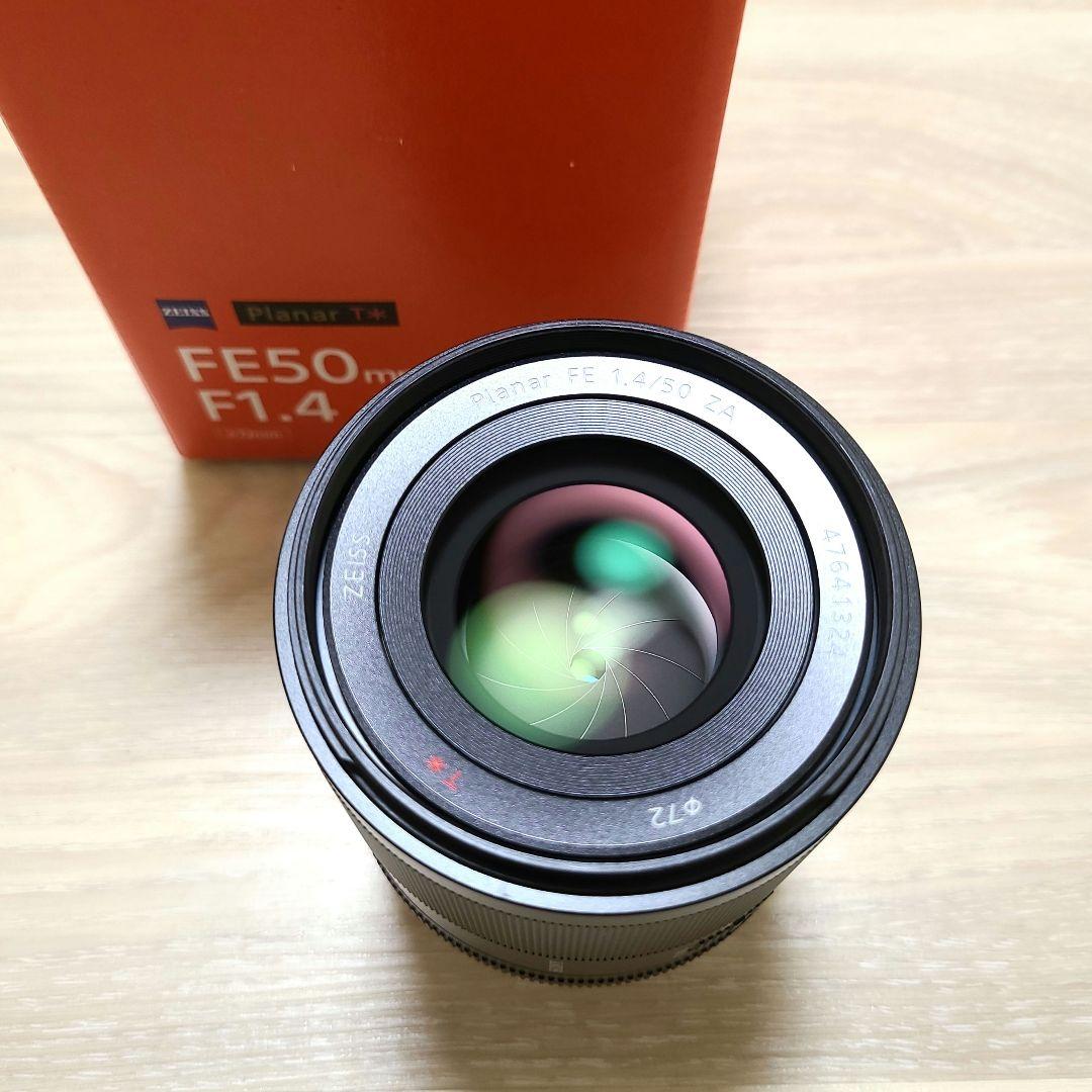 新品同様 ソニー Planar FE 50mm F1.4 ZA ツァイスレンズ
