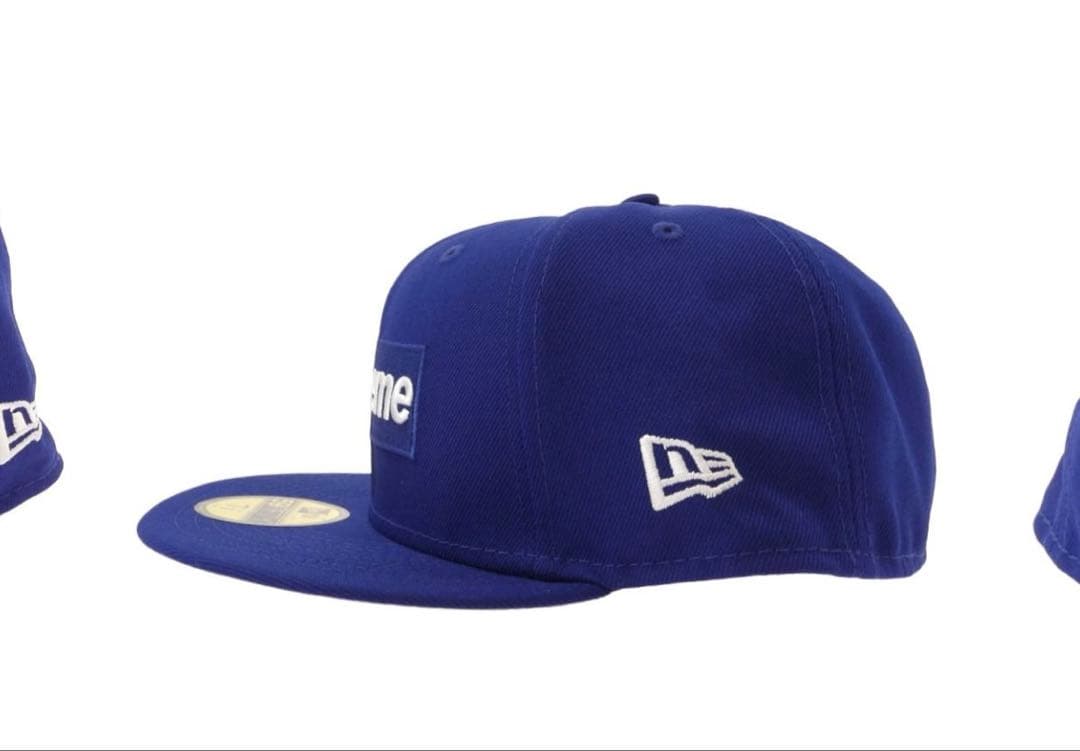 Supreme ベースボールキャップ 青