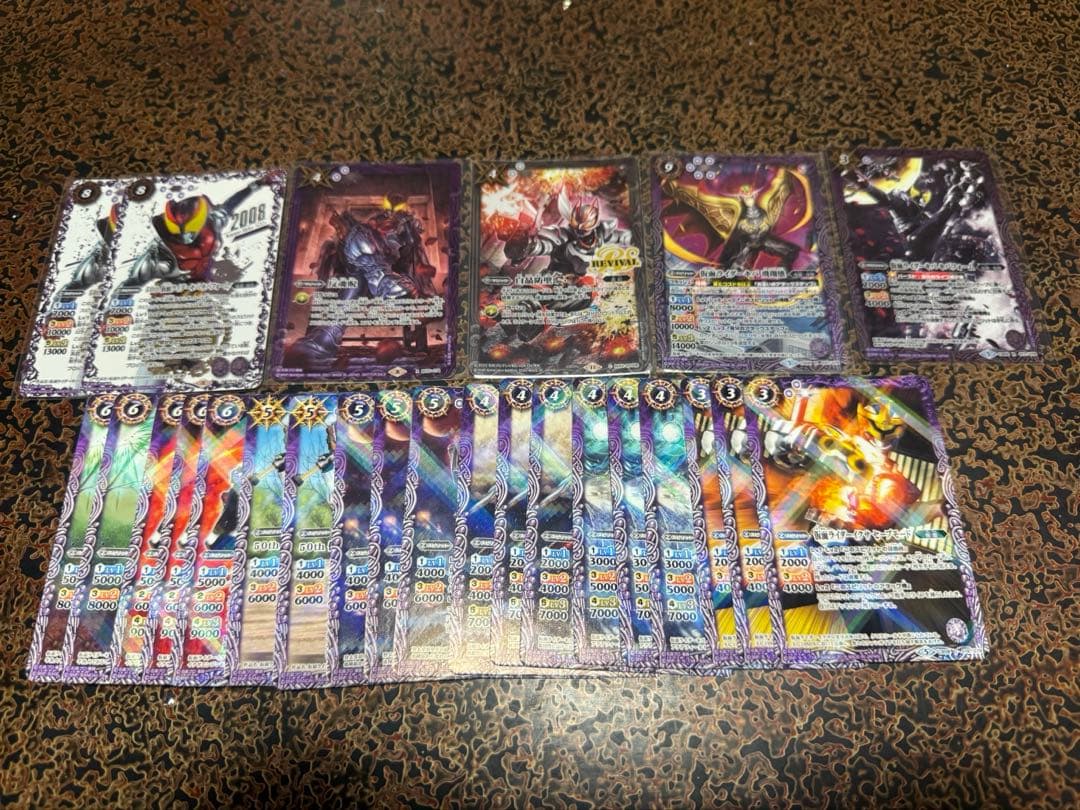 仮面ライダーキバデッキ40枚＋差し替え付き 高レート