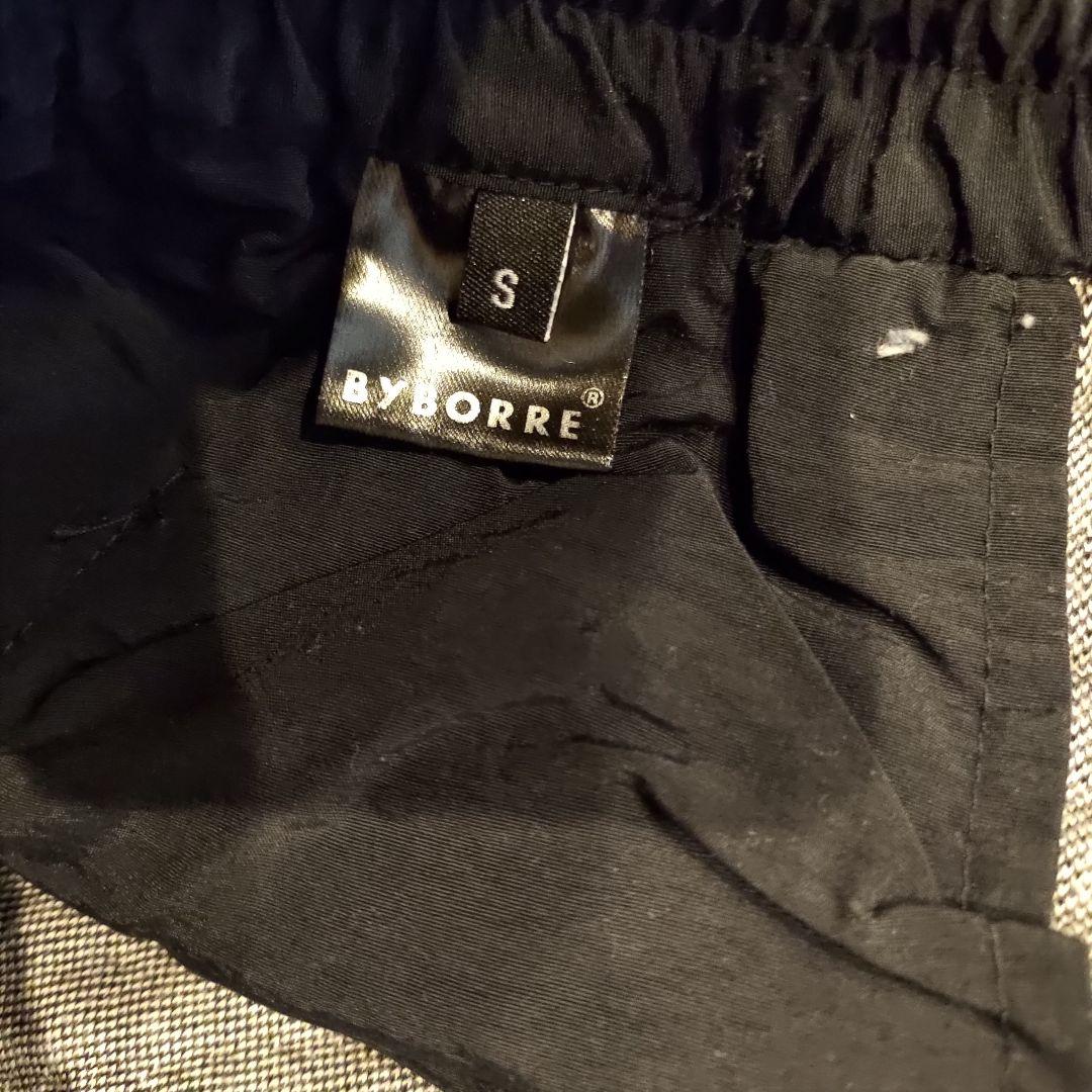 byborre バイボレ　パンツ　黒　白