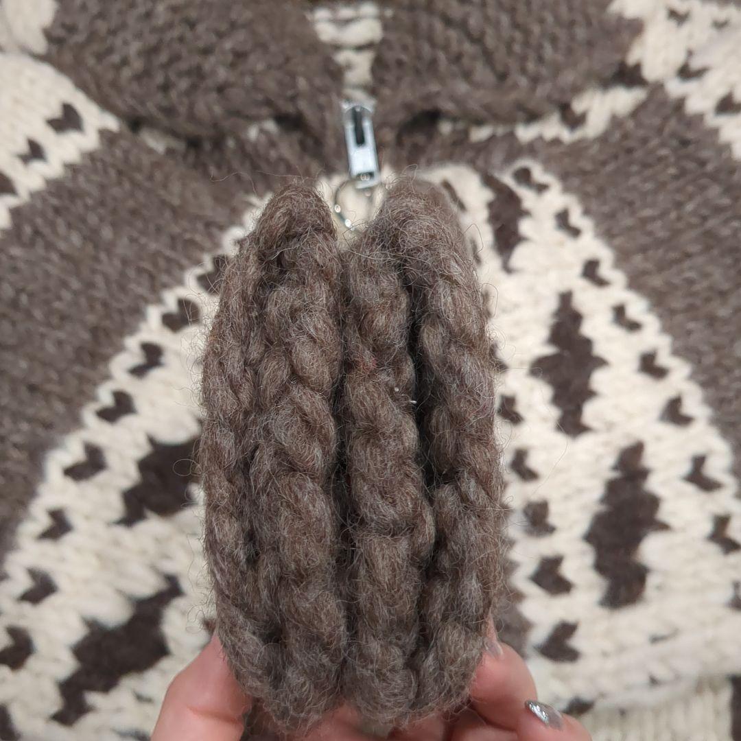 【新品/未使用】カナダ製/カウチンセーター/サイズ46(XL-3L相当)ラスト1