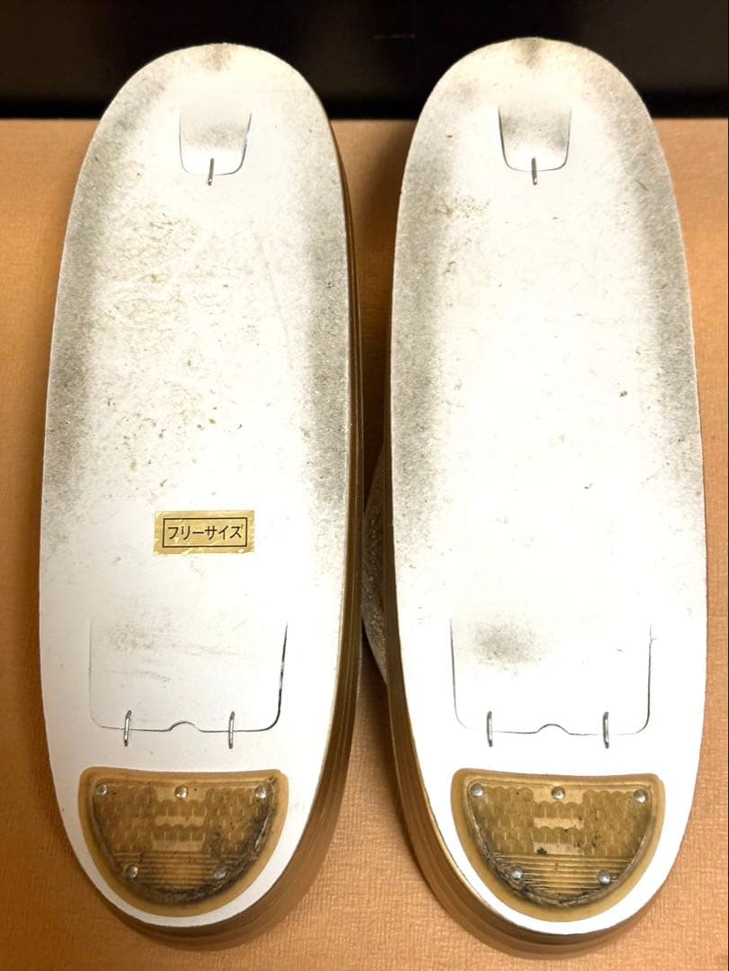 和装バッグ＆草履セット　フリーサイズ　ゴールド＆ホワイト系