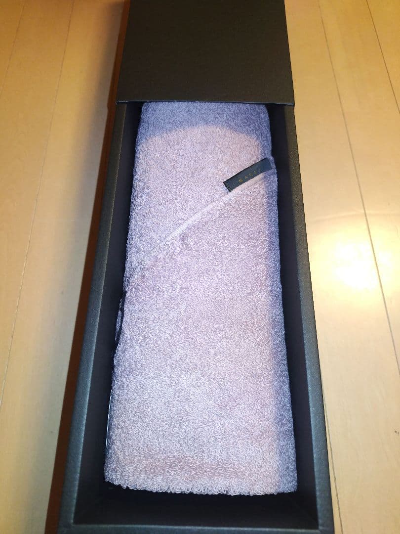 【新品】育てるタオル　MARQUE グラン バスタオル [モーヴ]