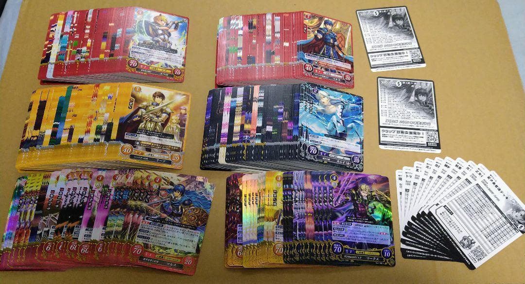 ファイアーエムブレムサイファ 輝く世界 R・N・HN各４枚セット デッキレシピ付