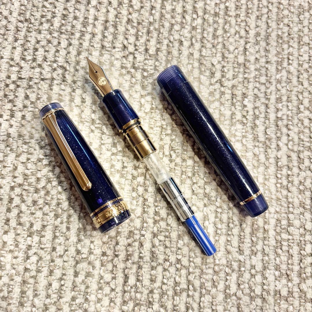 八文字屋 万年筆 月山ブルームーン EF 新品未使用 即購入⭕️！