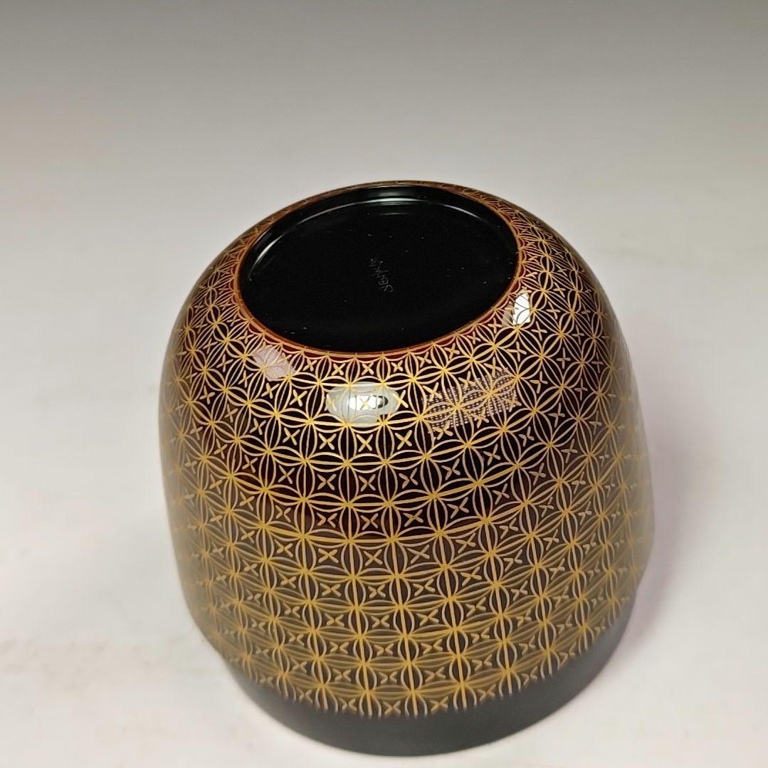 イ715 棗『前志芸男作』『沈金七宝　大棗　共箱　』茶道具