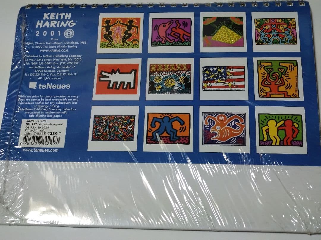 キースヘリング　カレンダー　レア　レトロ　ヴィンテージ