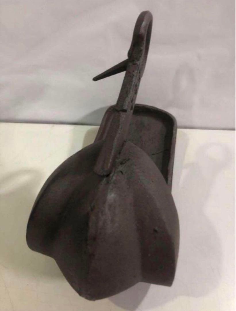 鉄製 アイアン 鎧 あぶみ 馬具 花器 左右セット