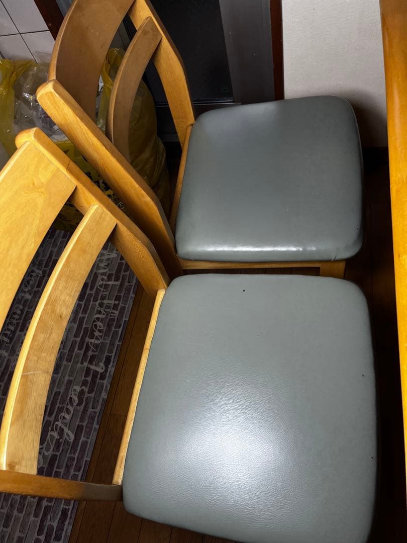 引き取り限定★ダイニングテーブル✖️椅子4脚セット