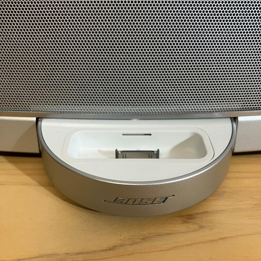 【美品】 Bose SoundDock ポータブル スピーカー N123 白