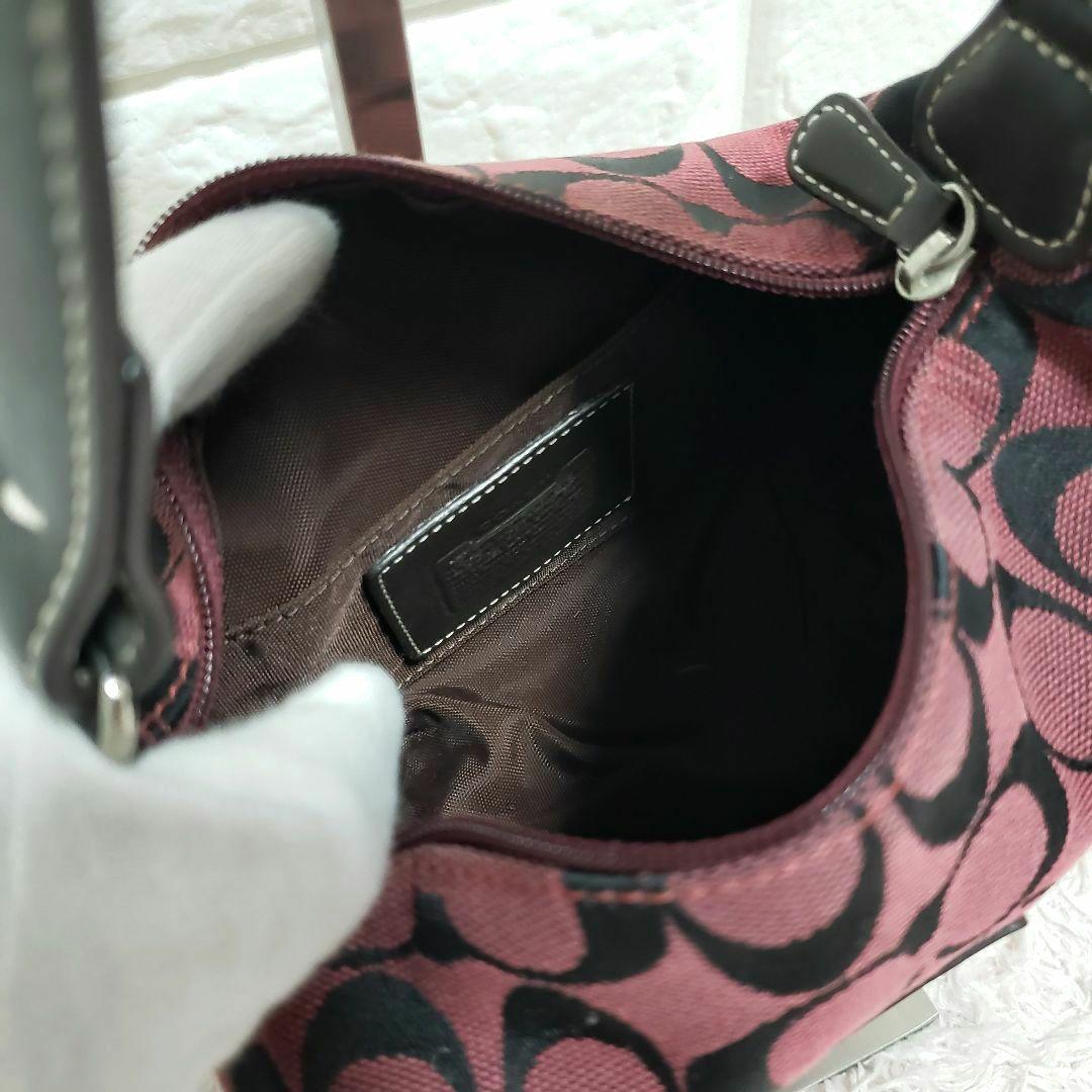 COACH コーチ アクセサリーポーチ シグネチャー ワンショルダーバッグ 美品