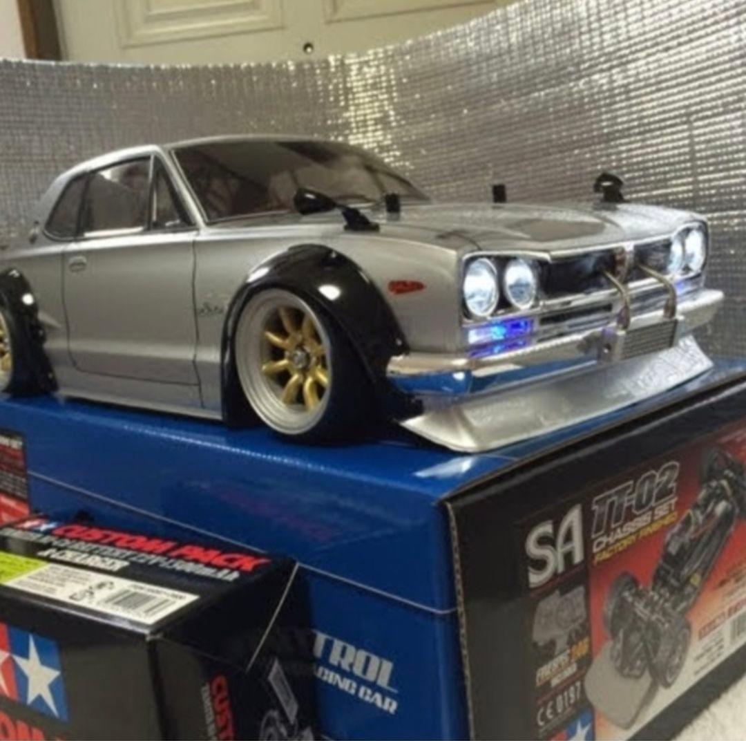 1/10 日産スカイラインGT-R ハコスカ走行フルセット♪