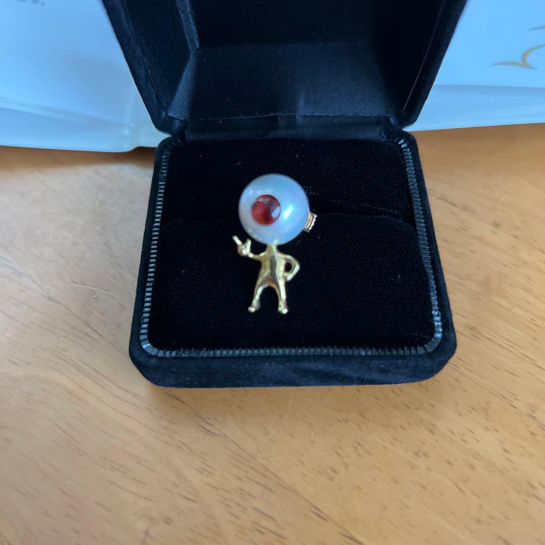 天然ガーネットブローチ