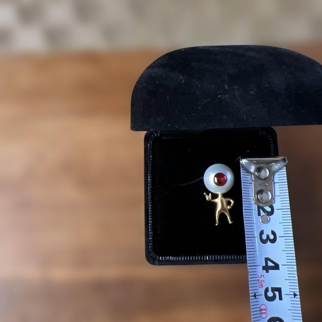 天然ガーネットブローチ