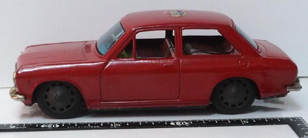 イチコー【ダットサン サニー1000デラックス ホイル1個交換】当時物ブリキ箱無