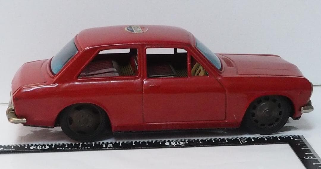 イチコー【ダットサン サニー1000デラックス ホイル1個交換】当時物ブリキ箱無