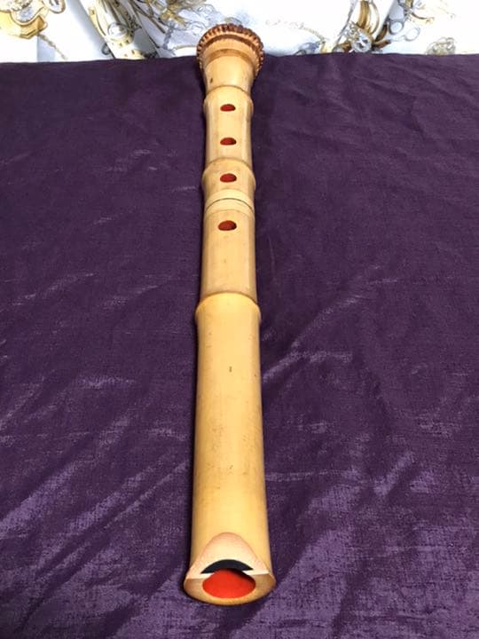 ⭐️都山流尺八　真山銘2印　長さー約51.3センチ　古い尺八