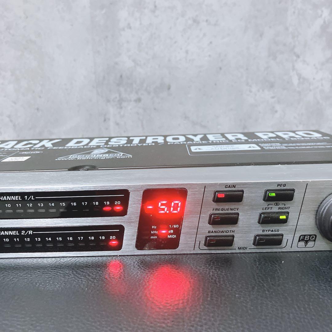 【希少】ベリンガー ハウリングプロセッサー　fbq2496 イコライザー