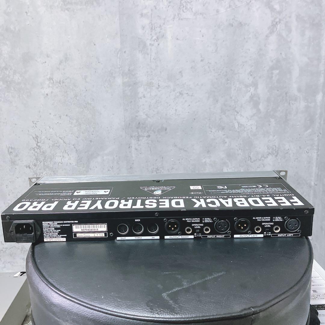 【希少】ベリンガー ハウリングプロセッサー　fbq2496 イコライザー