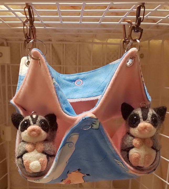 モモンガハウス（ブタ柄）フリースP・ネル生地  春（夏）冬仕様