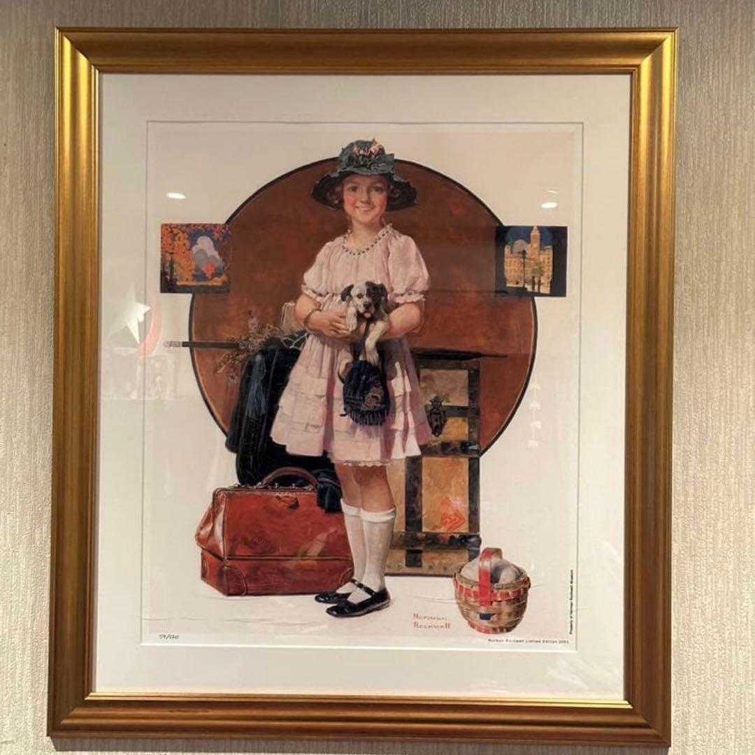 ノーマンロックウェル　ジークレー　Vacation is Over 美品