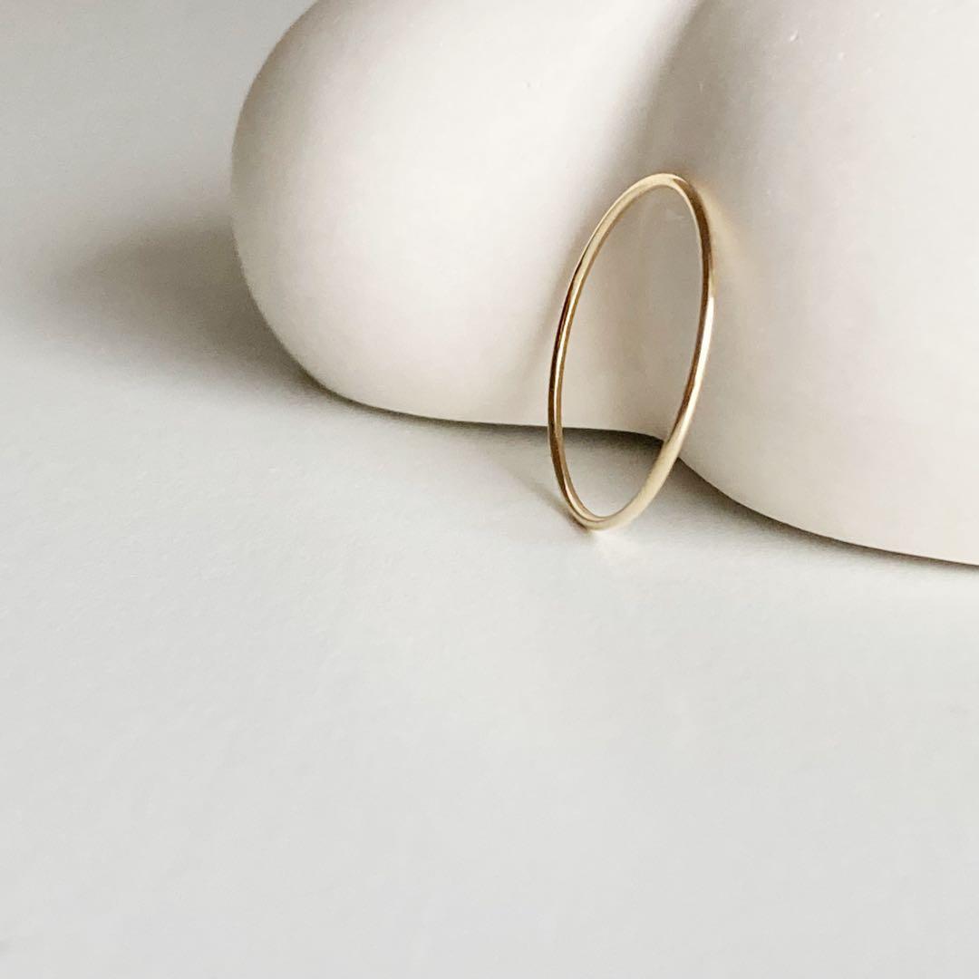 大特価‼️早いもの勝ち 新品 日本製 高品質 18金 K18 リング 15号