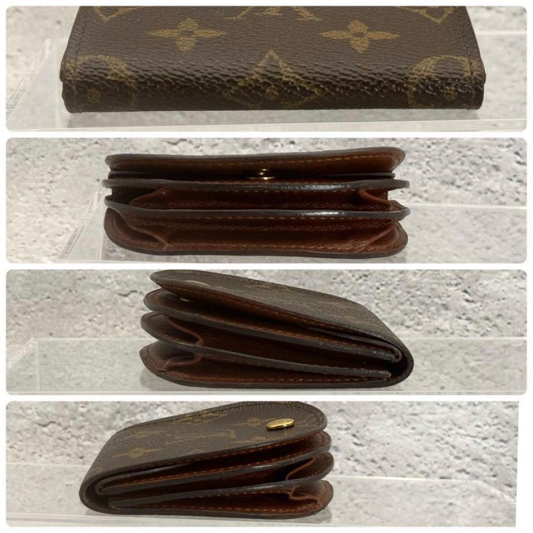 ルイヴィトン モノグラム　小銭入れ　ポルトモネ グセ ケース 　財布