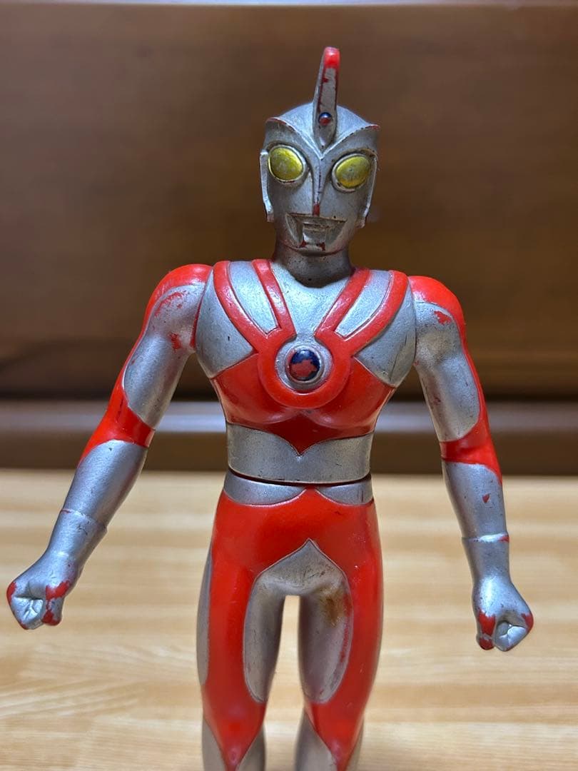 ★昭和レトロ★40年前当時物★バンダイ日本製　ウルトラマンエースソフビ　円谷プロ