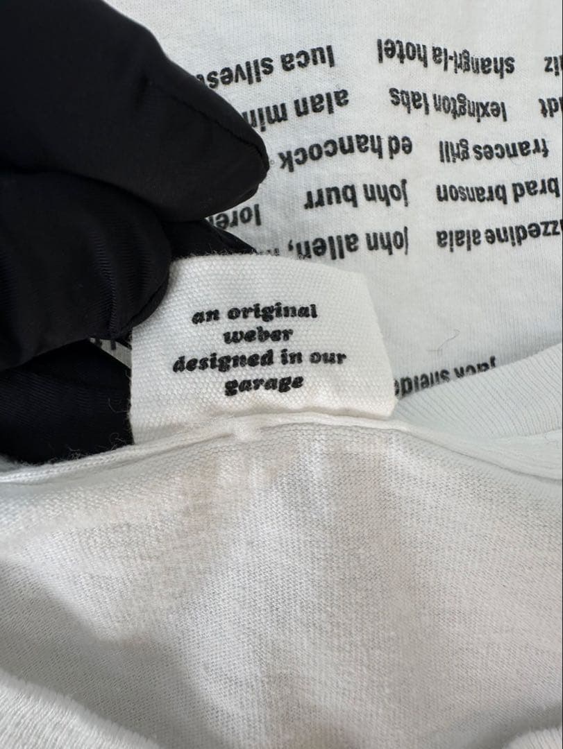 Let's get Lost×weber T shirt Monochrome