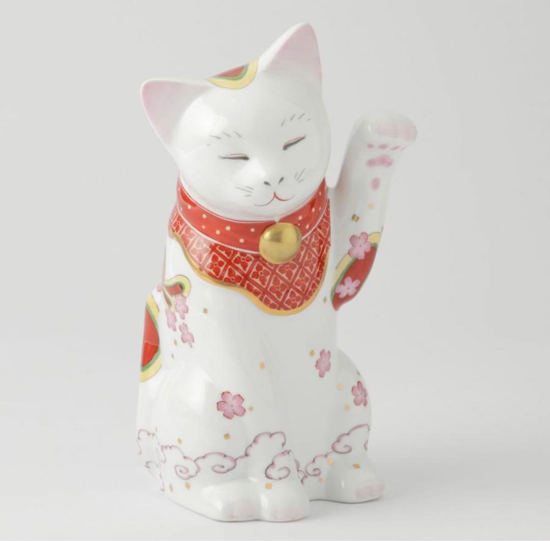 賞美堂 miw みゅう「親」菊S1440 撫子S1442 椿　有田焼 招き猫
