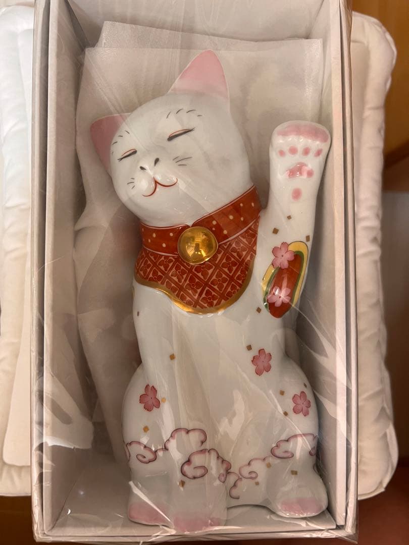 賞美堂 miw みゅう「親」菊S1440 撫子S1442 椿　有田焼 招き猫