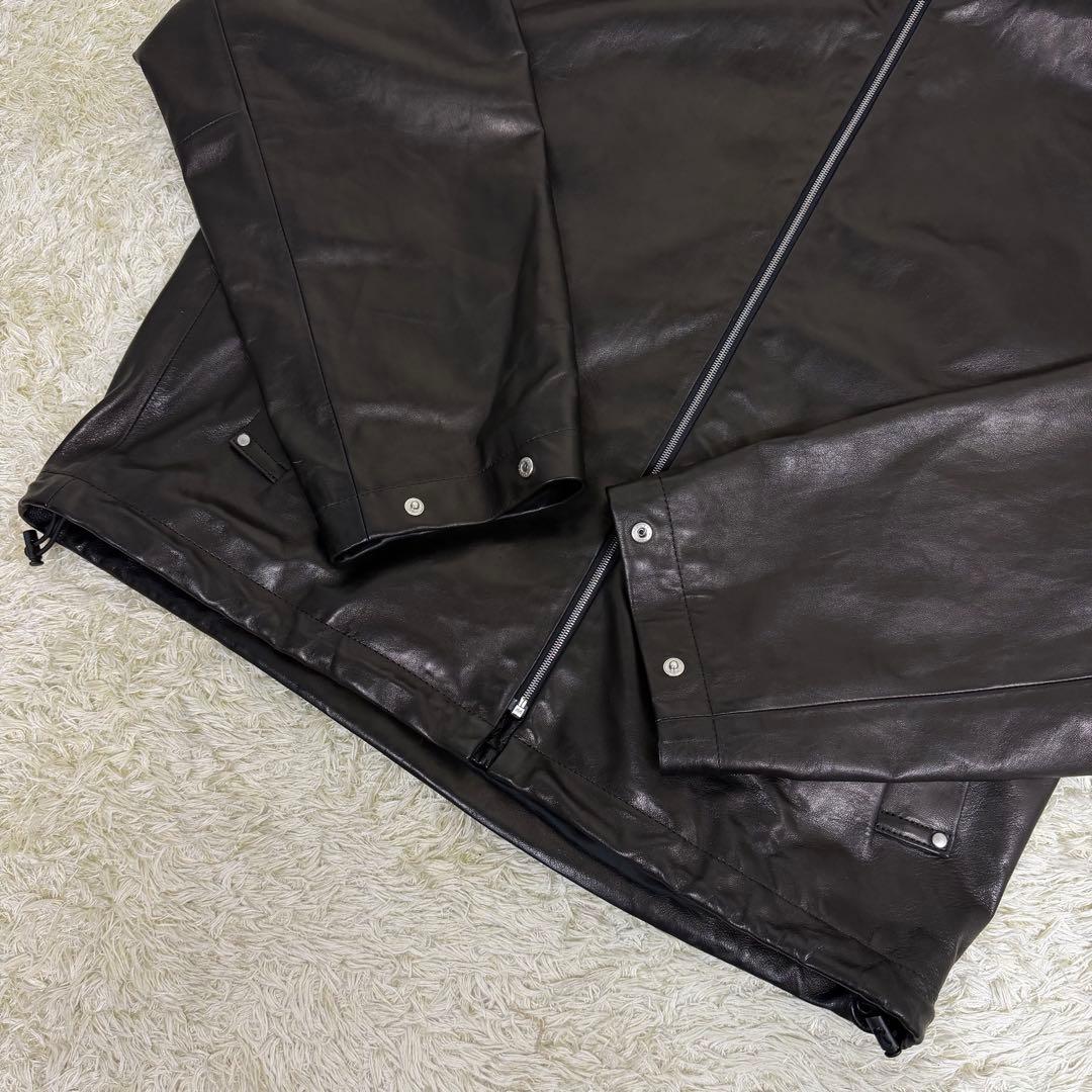 ジャケット・アウター 24SS ssstein Leather Hooded Short Jacket