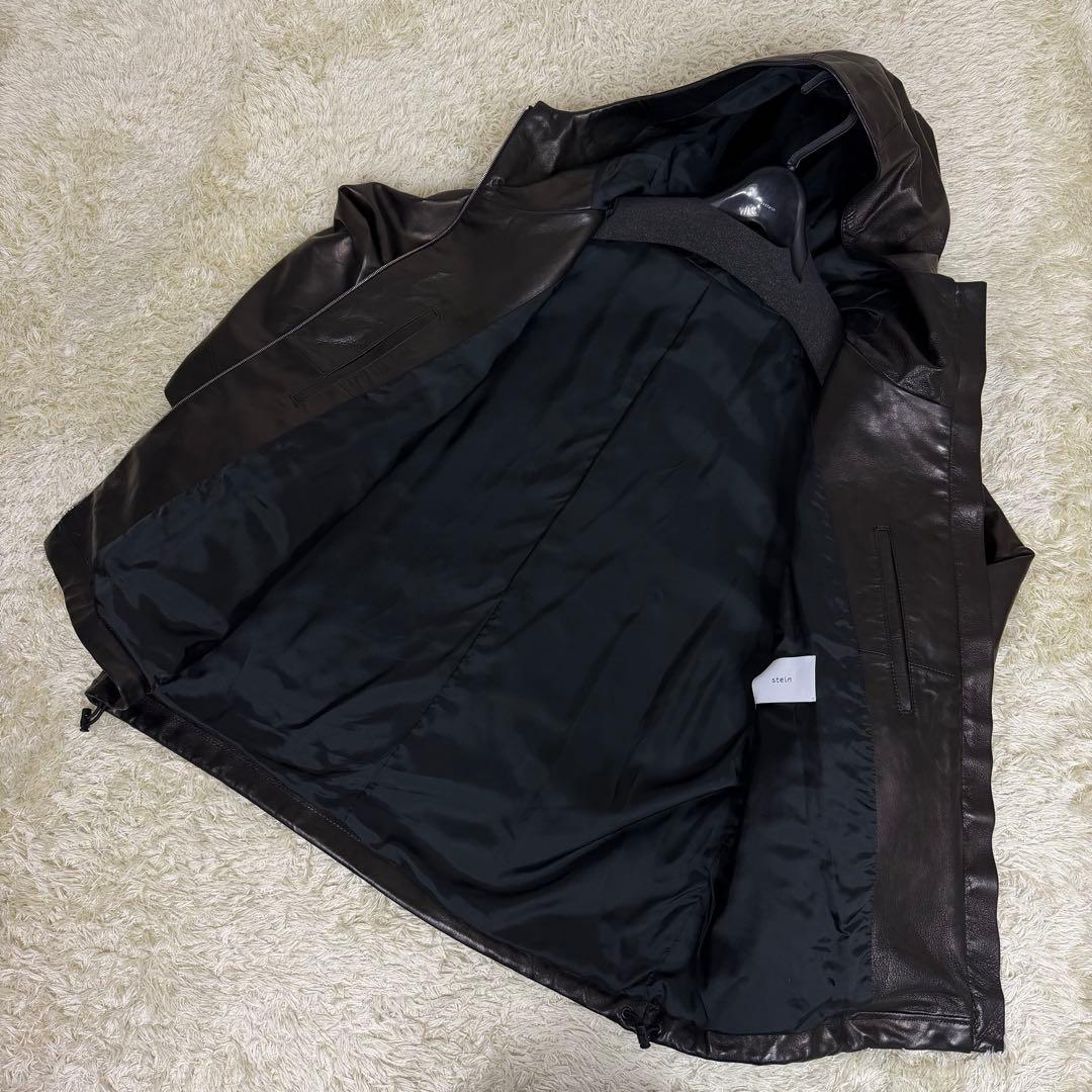ジャケット・アウター 24SS ssstein Leather Hooded Short Jacket