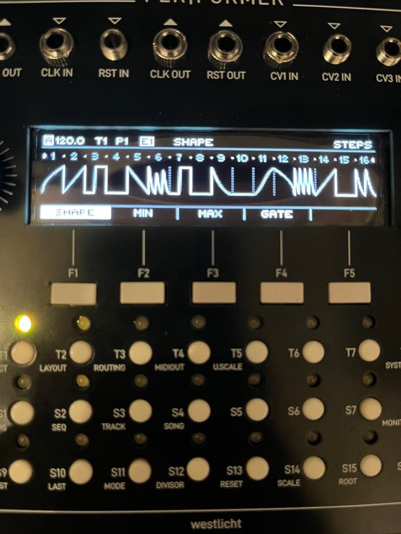 Westlicht performer モジュラーシンセ　ユーロラック