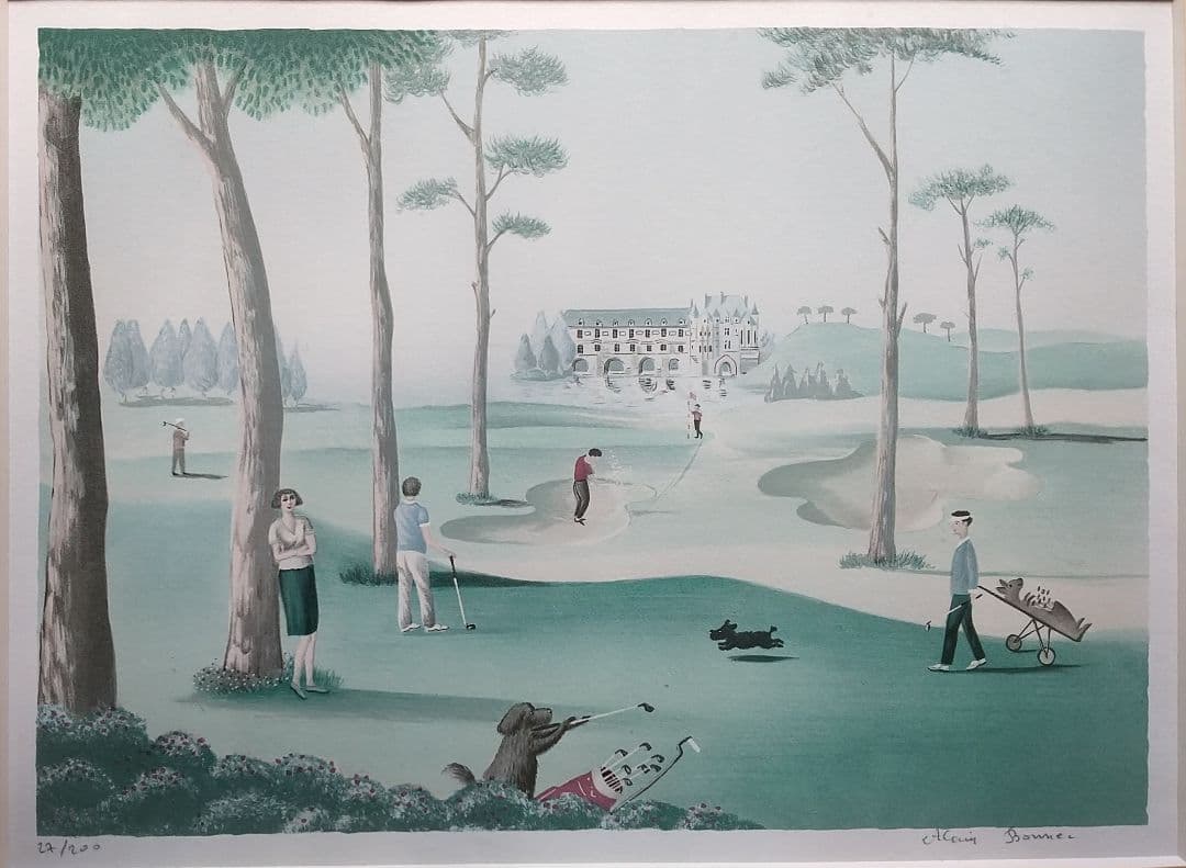 犬のゴルフ　アランボネック