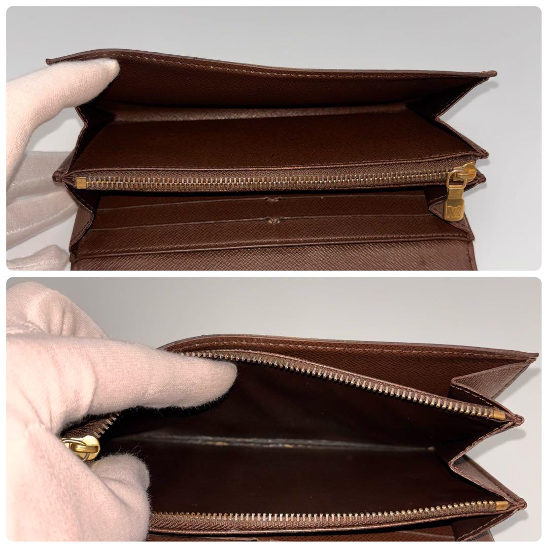 【鑑定済み】ルイヴィトン✨ダミエ✨ポシェット ポルトモネクレディ 長財布