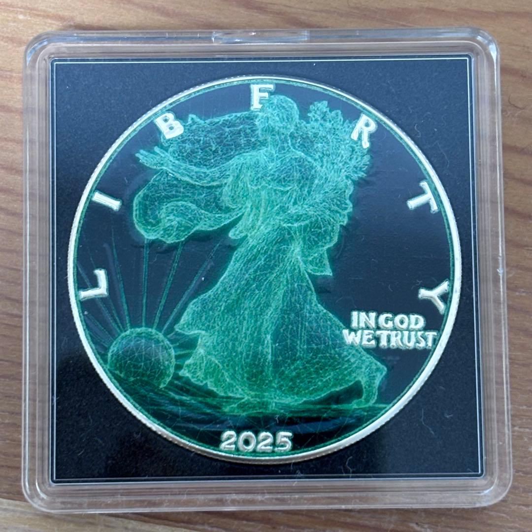 【世界限界100枚！】2025 アメリカンイーグル ワイヤーフレーム 銀貨