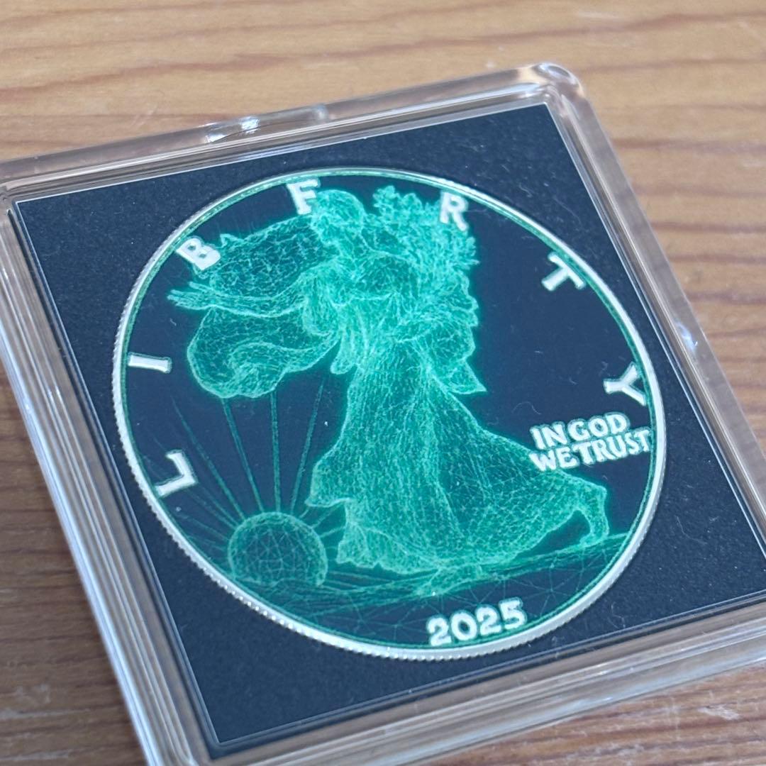 【世界限界100枚！】2025 アメリカンイーグル ワイヤーフレーム 銀貨