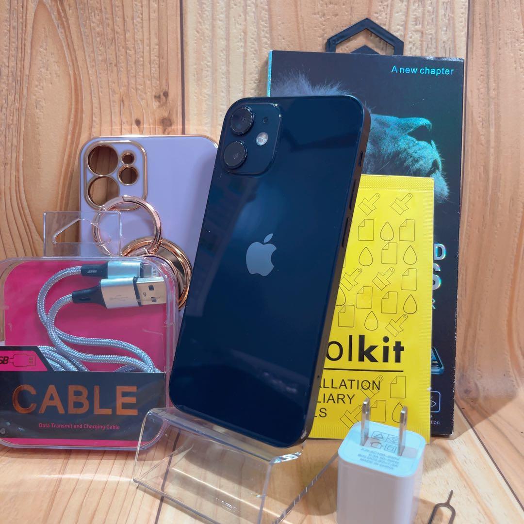 SIMフリー 本体 iPhone 12 mini 128 GB ブラック 502