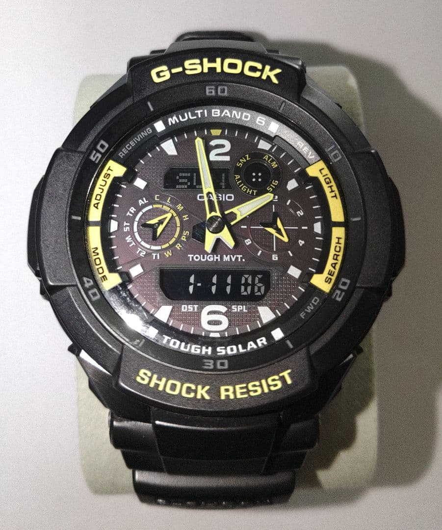 廃盤　稼働　美品　G-SHOCK　GW-3500B 電波ソーラー　ブラック
