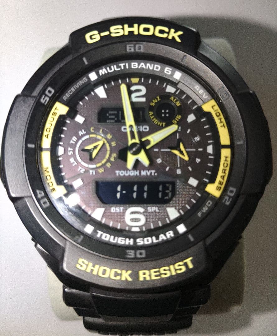 廃盤　稼働　美品　G-SHOCK　GW-3500B 電波ソーラー　ブラック