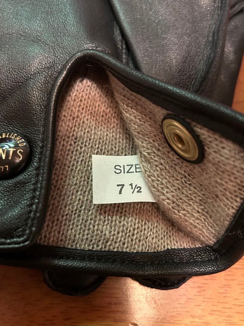 DENTS MENDIP 5-1510 サイズ7 1/2 ブラック